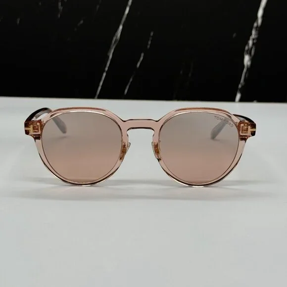 NEW TOM FORD TF974/K 74Z WOMEN ROUND PINK SUNGLASSES TOM FORD - Picture 3 of 9